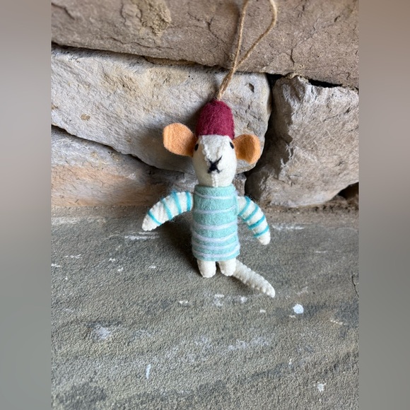 Anthropologie Other - New🌟Anthropologie-Felt Mouse Ornament